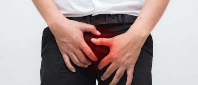 La douleur à l'aine est le principal symptôme de la prostatite