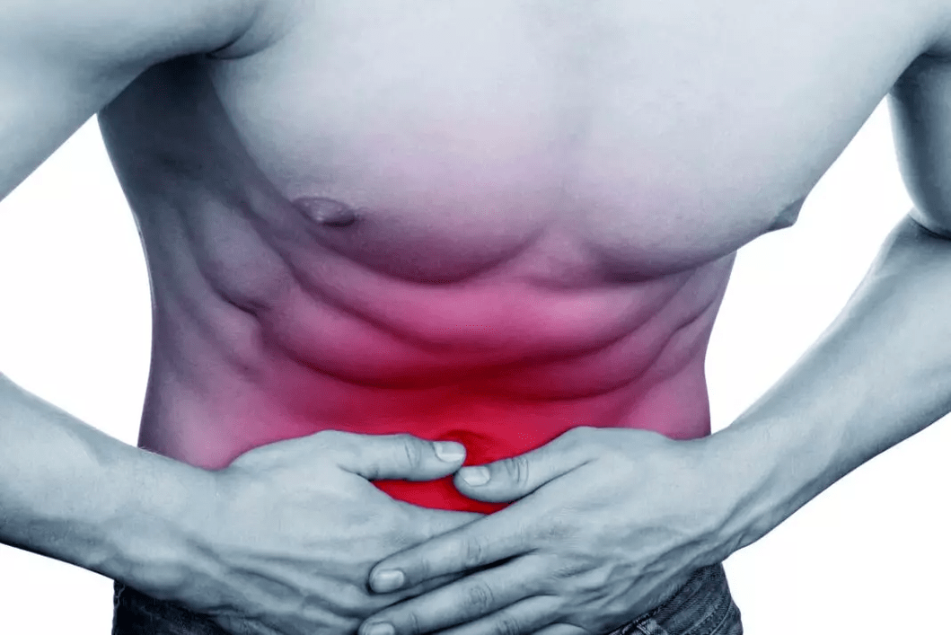 douleur dans l'abdomen avec prostatite