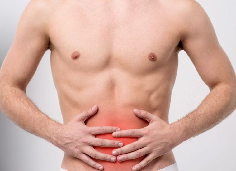 douleur abdominale basse dans la prostatite bactérienne chronique